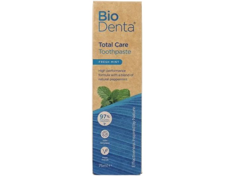 BIODENTA Total Care Fresh Mint Pasta do zębów, 75 ml