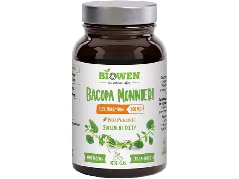 Biodio Biowen Bio bacopa monnieri, kapsułki, 120 kaps.