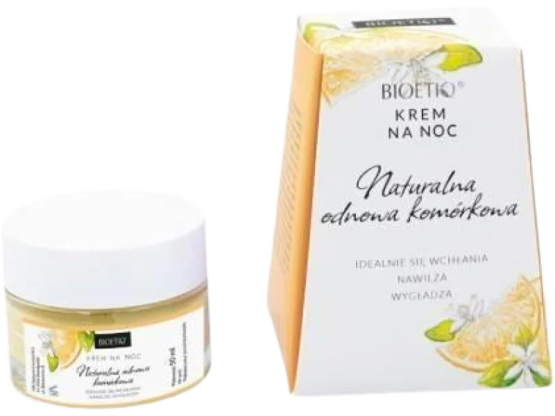 BIOETIQ Krem do twarzy na noc Naturalna Odnowa Komórkowa, 50 ml