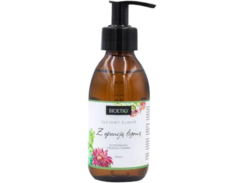 BIOETIQ Olejowy eliksir do demakijażu z opuncją figową, olejek, 150 ml