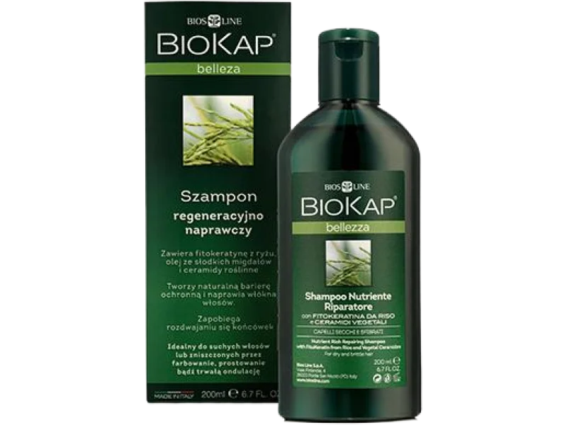 BioKap Bellezza szampon regeneracyjno-naprawczy, 200 ml