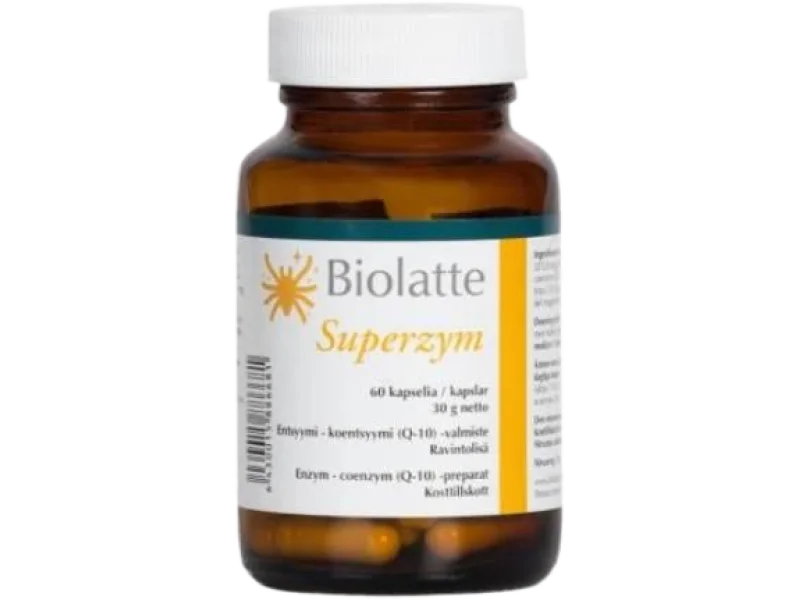 BIOLATTE Superzym, kapsułki, 60 kaps.