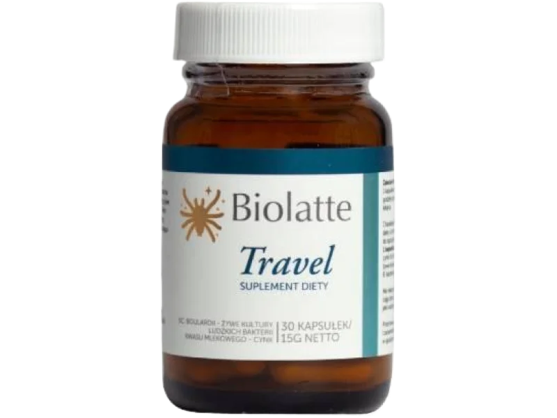 Biolatte Travel, kapsułki, 30 kaps.