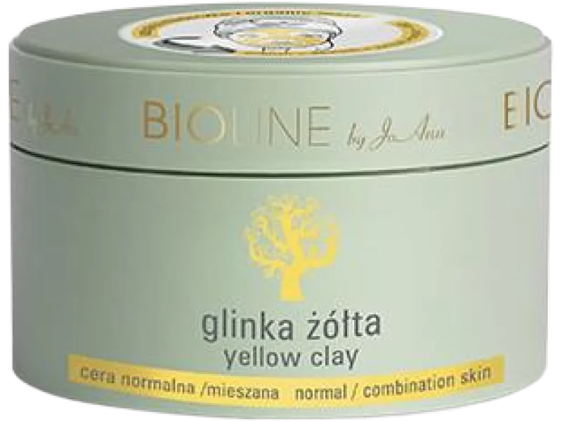 BIOLINE Glinka żółta, puder, 100%, 150 g