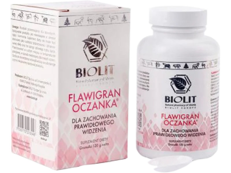 BIOLIT Flawigran oczanka, granulat do sporządzania roztworu doustnego, 120 g