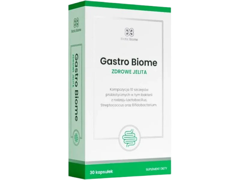Biotic Biome Gastro Biome zdrowe jelita, kapsułki, 30 kaps.
