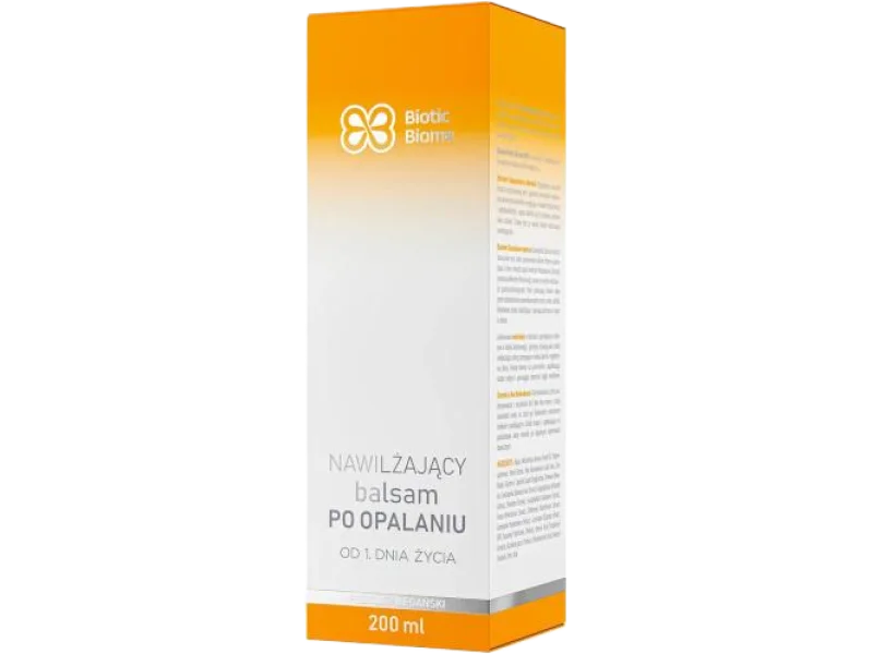 Biotic Biome nawilżający balsam po opalaniu, 200 ml