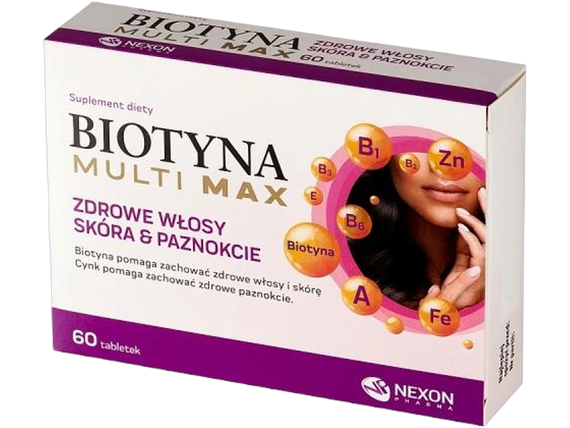 Biotyna Multi Max, tabletki, 60 tabl.
