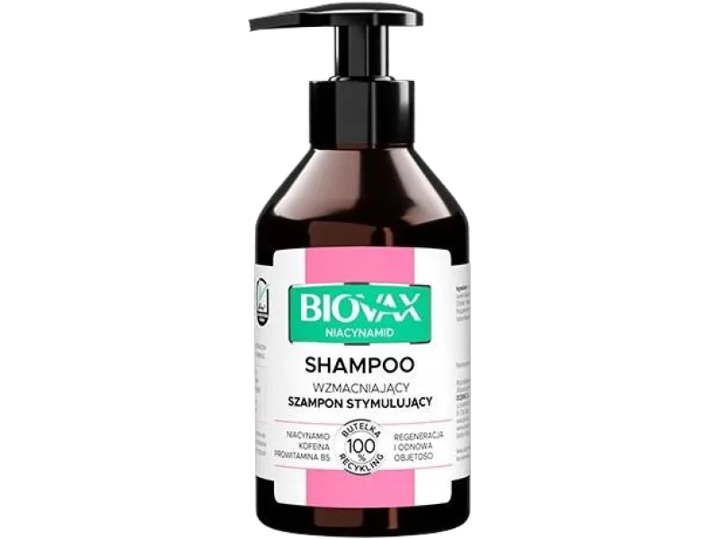 BIOVAX Niacynamid Wzmacniający szampon stymulujący, 200 ml