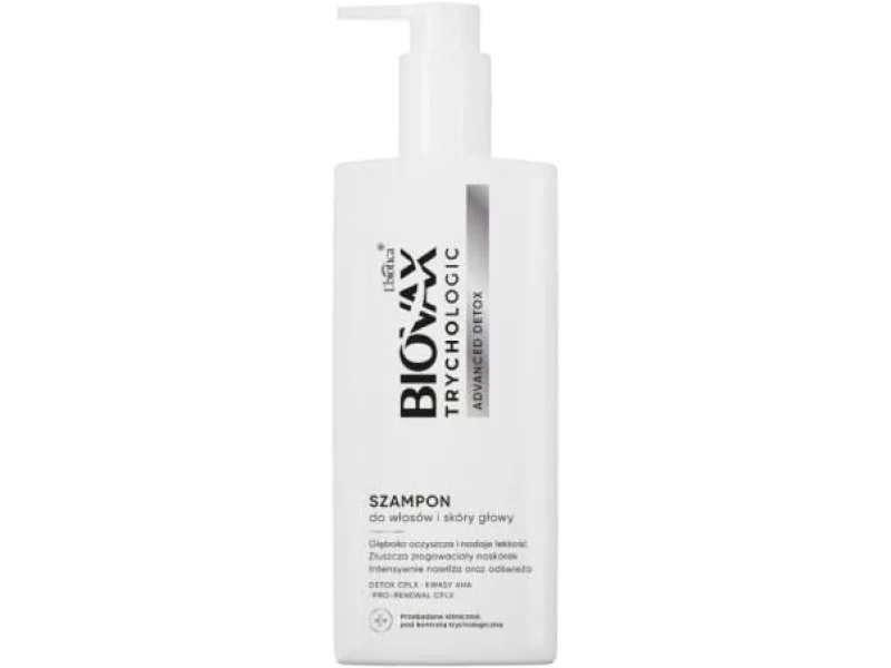 BIOVAX Trychologic Advanced Detox Szampon do włosów i skóry głowy, 200 ml