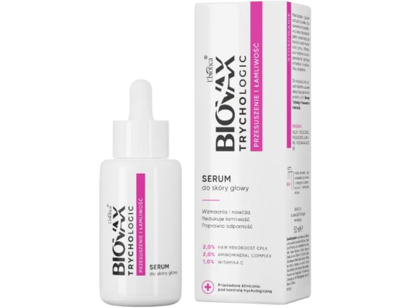 BIOVAX Trychologic Przesuszenie i Łamliwość, serum, 50 ml