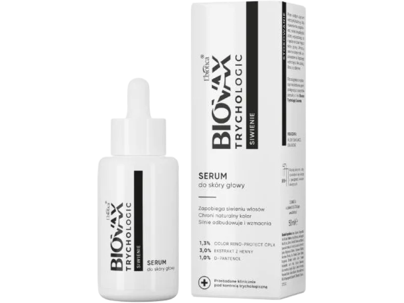 BIOVAX Trychologic Siwienie, serum, 50 ml