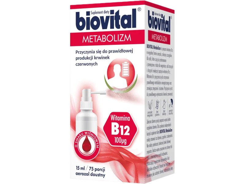 Biovital Metabolizm, spray, 100 µg, 15 ml