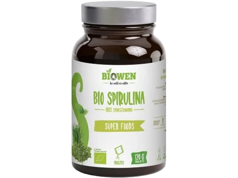 Biowen Bio Spirulina, proszek, 120 g