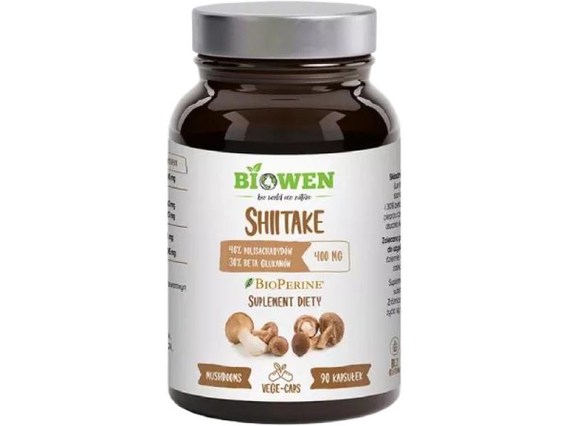 Biowen Shiitake, kapsułki, 90 kaps.