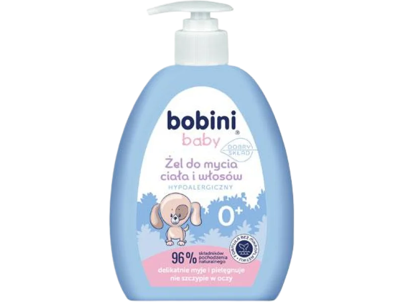 Bobini Baby żel do mycia ciała i włosów, 300 ml