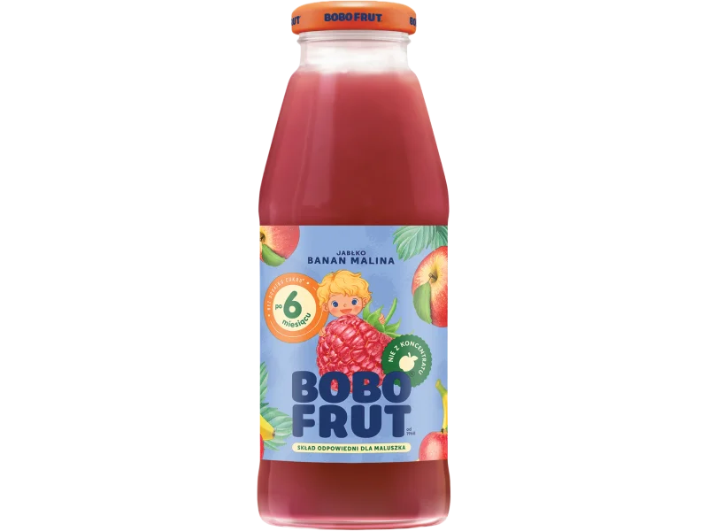 Bobo Frut nektar jabłko banan malina, napój, 300 ml