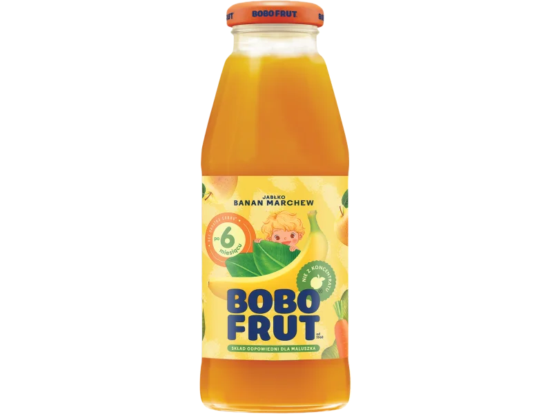 Bobo Frut nektar jabłko marchew banan po 6 miesiącu, płyn, 300 ml