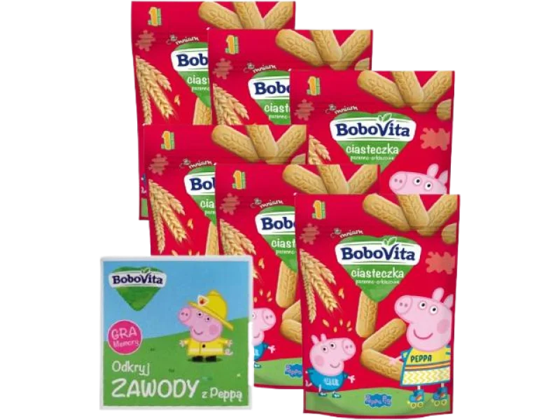 BoboVita chrupiące ciasteczka pszenno-orkiszowe, 150 g