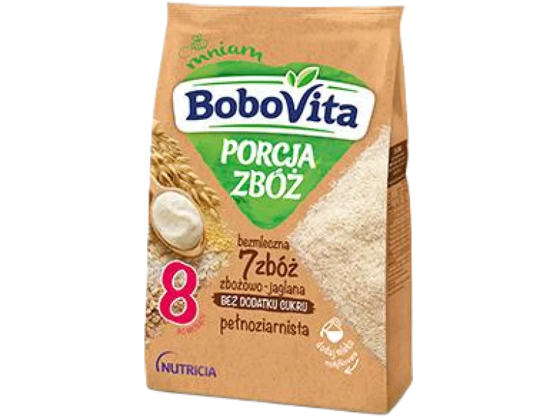 BoboVita Kaszka bezmleczna 7zbóż zbożowo-jaglana, proszek, 170 g