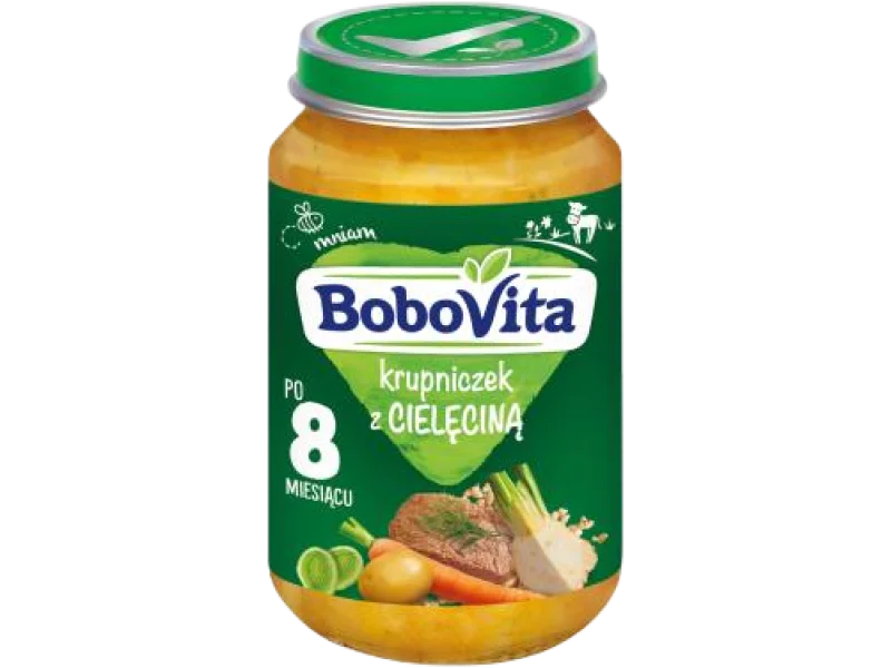 BoboVita Krupniczek z cielęciną po 8 miesiącu, obiadek, 190 g