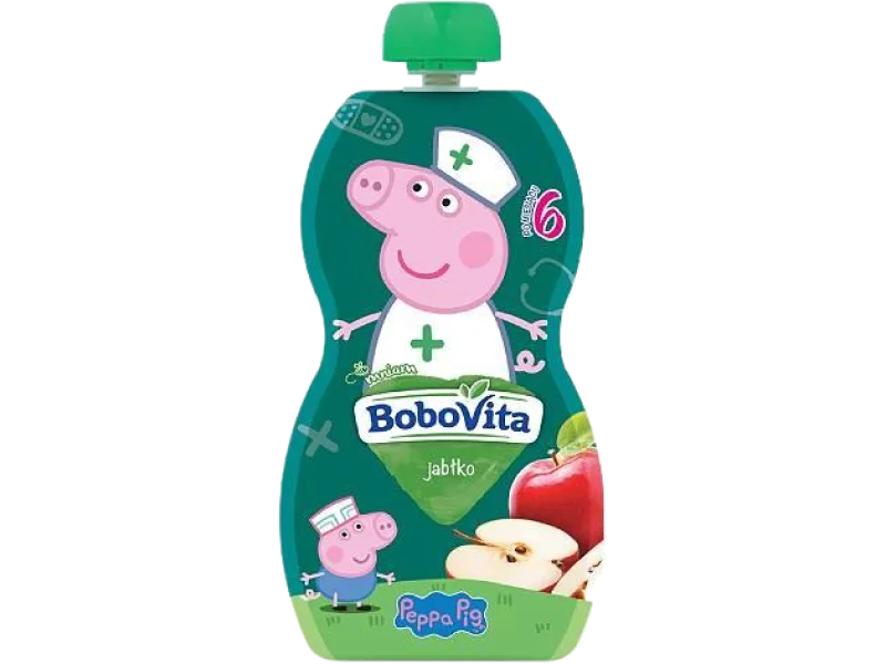 BoboVita Peppa Pig mus jabłko 6m+, 100 g