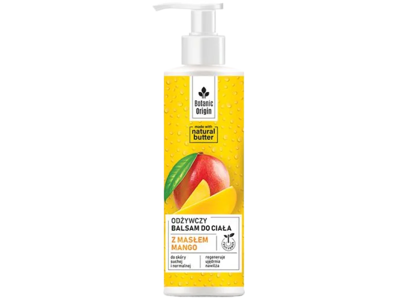 Botanic Origin odżywczy balsam do ciała z masłem mango, 300 ml