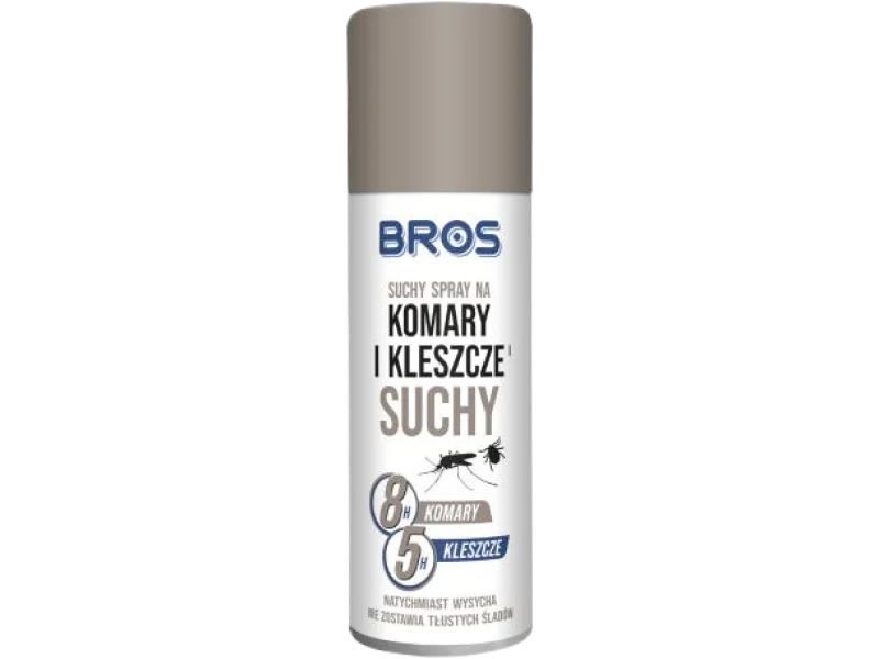 BROS Suchy spray na komary i kleszcze, 90 ml