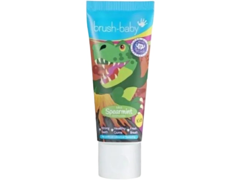 BRUSHBABY Pasta do zębów Spearmint 3+ lat, 50 ml