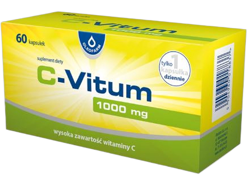 C-Vitum witamina C, kapsułki, 1000 mg, 60 kaps.