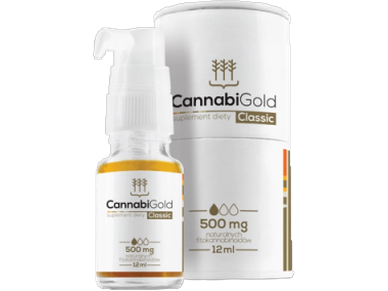 CannabiGold Classic, olejek, 12 ml