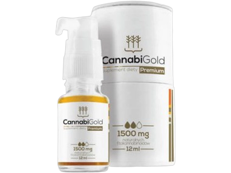 Cannabigold Premium, olejek, 12 ml