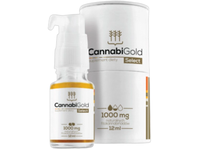 Cannabigold Select 1000, olejek, 12 ml