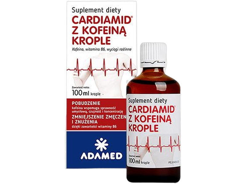 Krople Cardiamid z kofeiną, 100 ml