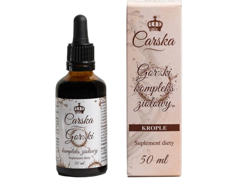 Carska Gorzki kompleks ziołowy, krople, 50 ml