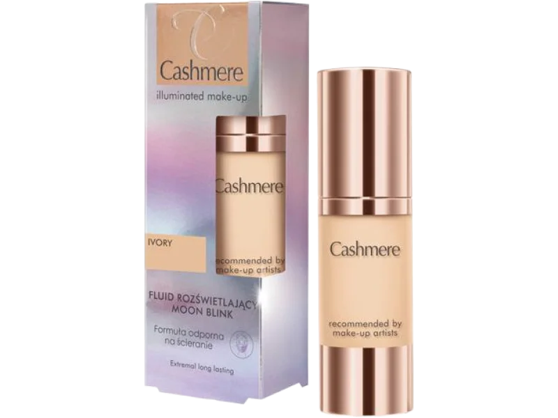 Cashmere Illuminated make-up fluid rozświetlający Moon Blink Ivory, 30 ml