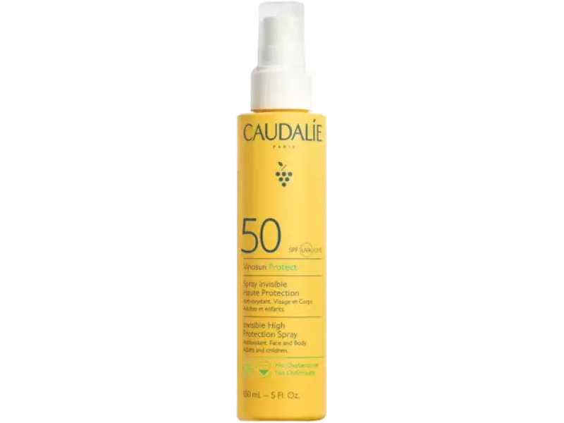 Caudalie Vinosun Protect SPF50 niewidoczny o wysokiej ochronie, spray, 150 ml