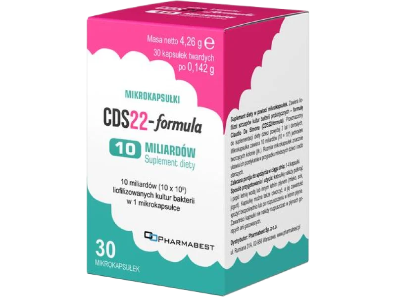 CDS22-formula 10 mld (dawniej Vivomixx), kapsułki, 30 kaps.