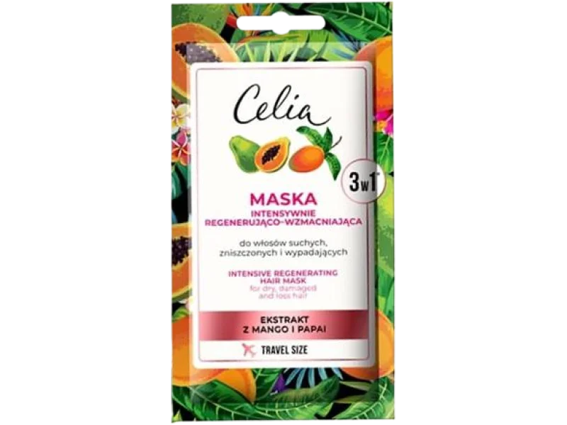 Celia 1i2 maska do włosów intensywnie regenerująco-wzmacniająca, 10 ml