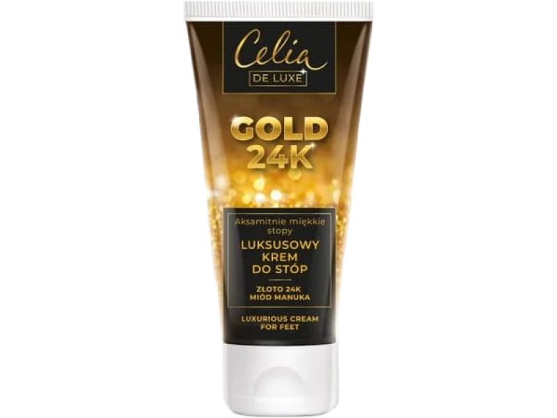 Celia Gold 24K luksusowy krem do stóp, 80 ml