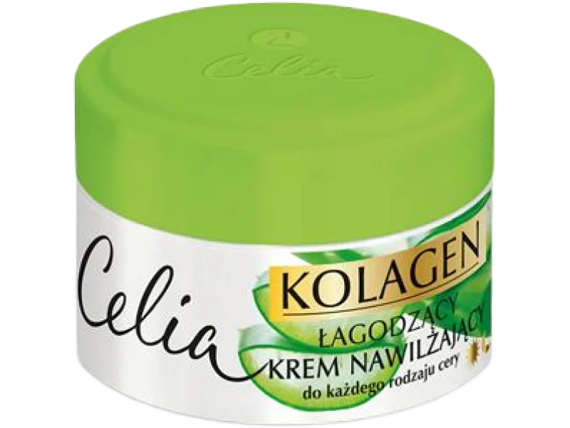 CELIA KOLAGEN łagodzący krem nawilżający z aloesem, 50 ml