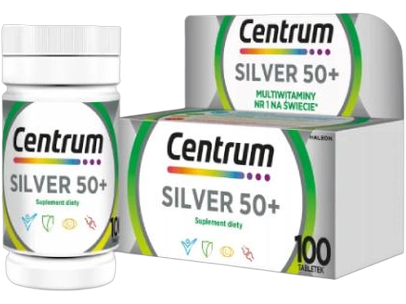 Centrum Silver 50+, tabletki, 100 tabl.