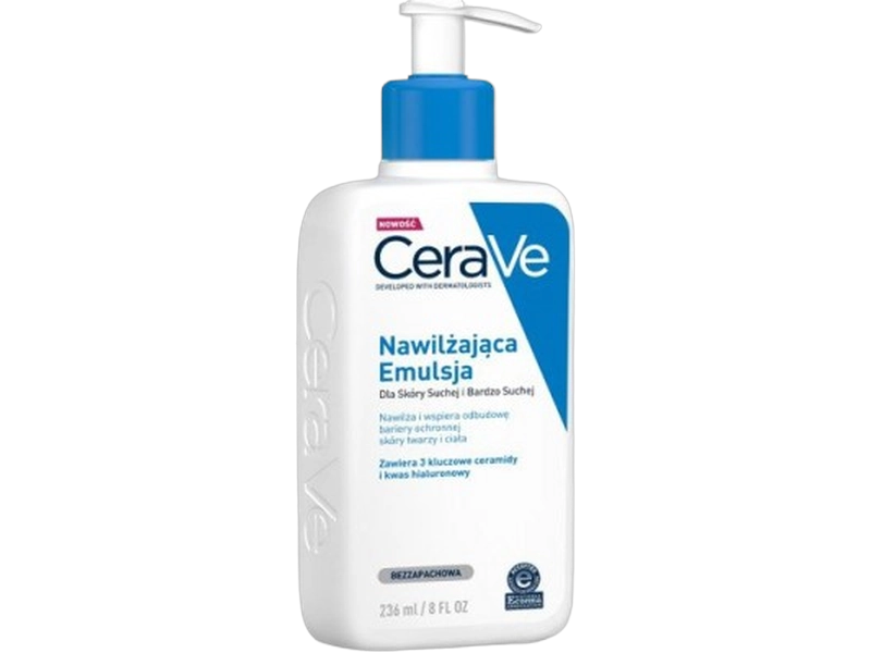 CeraVe nawilżająca emulsja dla skóry suchej i bardzo suchej, 236 ml
