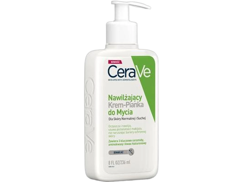 CeraVe nawilżający krem-pianka do mycia, 236 ml