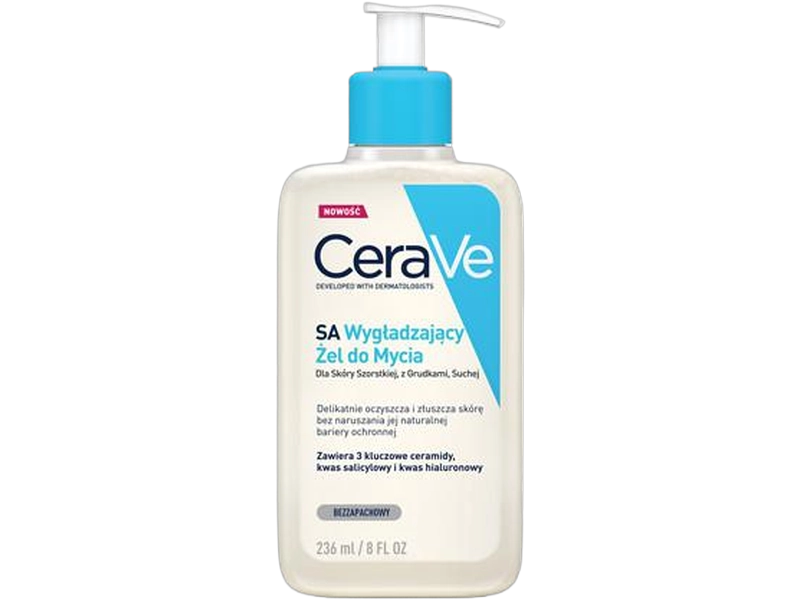 CeraVe SA żel wygładzający do mycia, 236 ml
