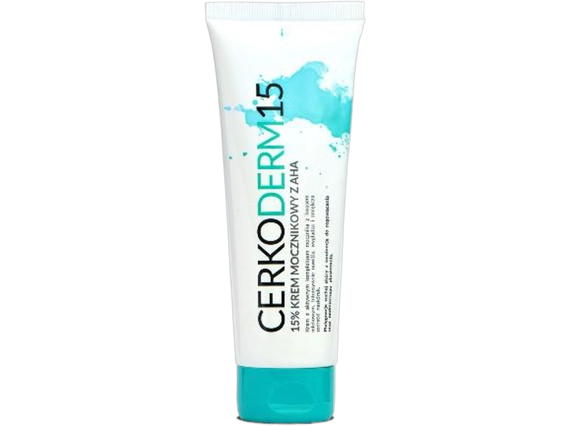 Cerkoderm 15 krem mocznikowy z AHA, 75 ml