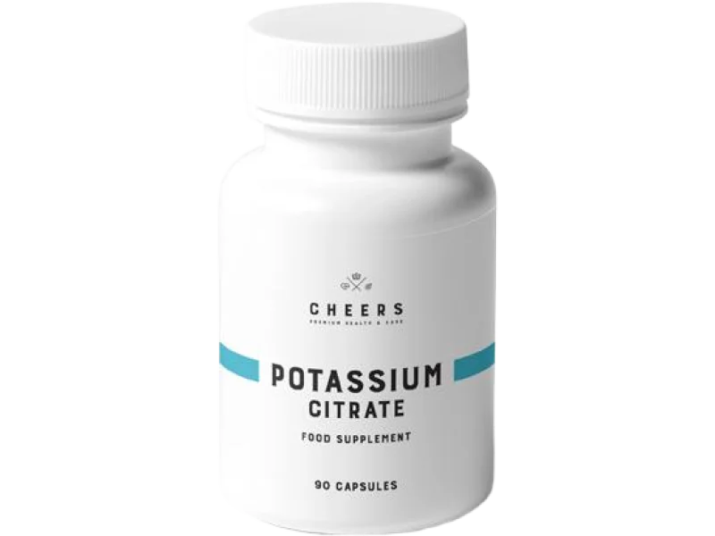 CHEERS POTASSIUM CITRATE, kapsułki, 316 mg, 90 kaps.