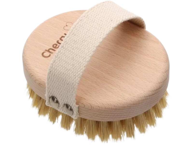 Cherry Life szczotka do masażu ciała na sucho z tampico, szczoteczka,  szt.