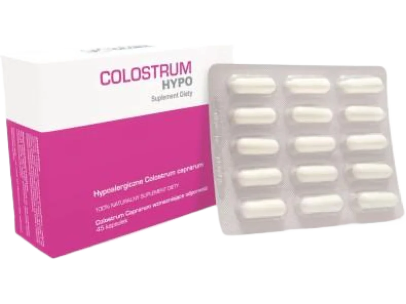 Colostrum Hypo Colostrum kozie, kapsułki, 45 kaps.