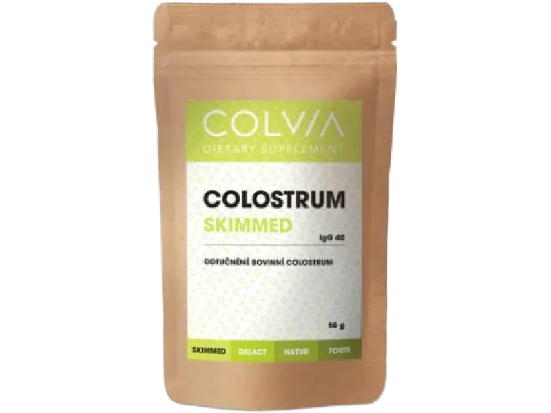 Colvia Colostrum Skimmed odtłuszczone, proszek, 40%, 50 g